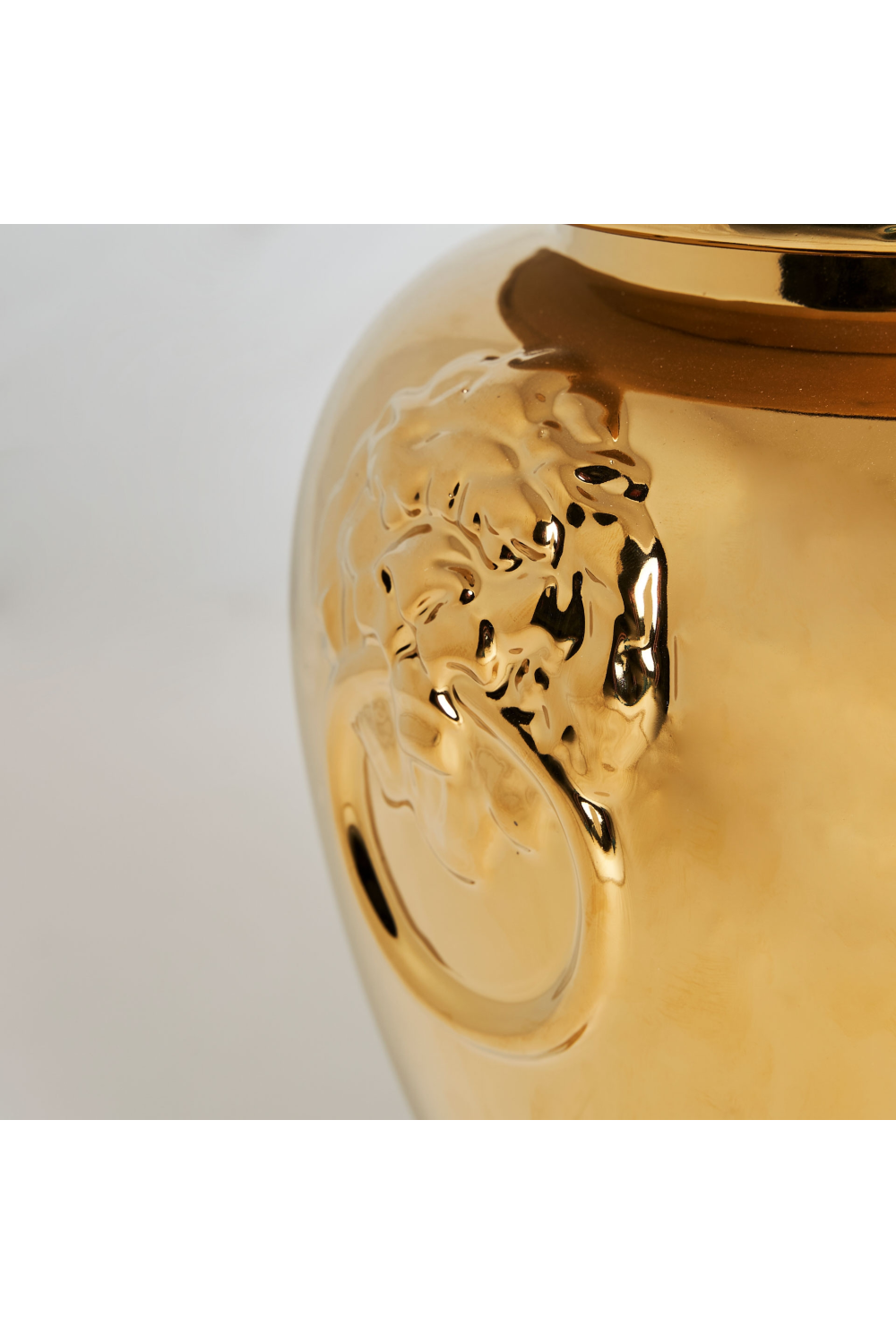   Gold Ceramic Vase L | Oroa.com