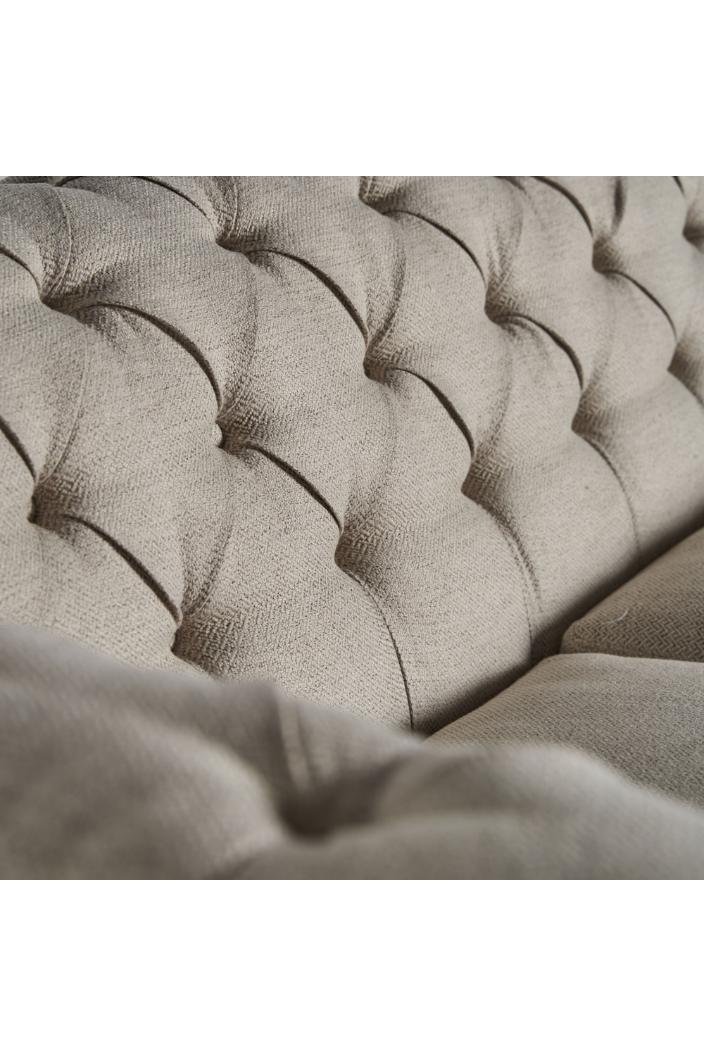   Gray Velvet Chesterfield Sofa | Oroa.com