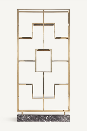   Gold Steel Bookcase | Oroa.com