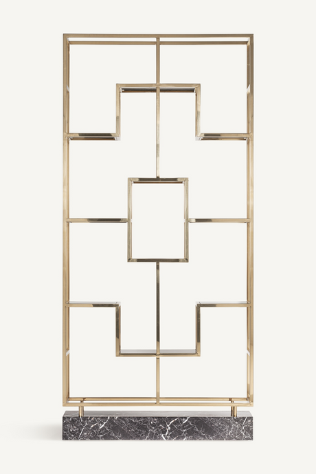  Gold Steel Bookcase | Oroa.com