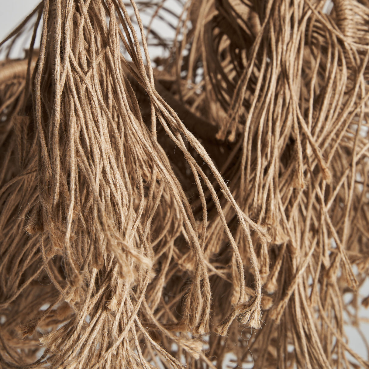   Jute Fringed Chandelier | Oroa.com