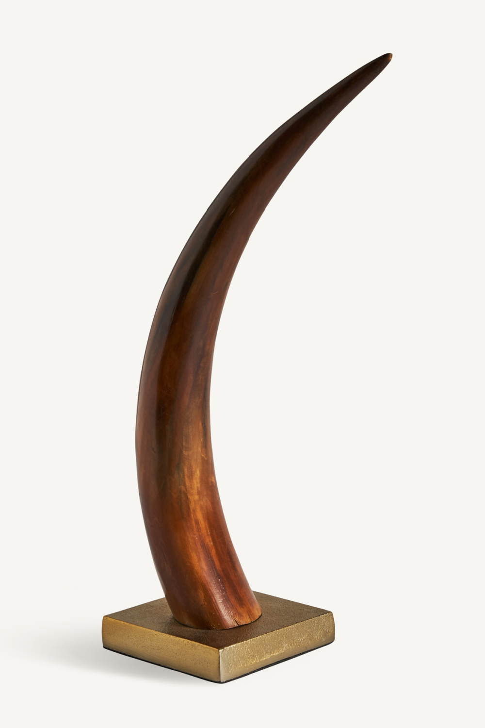   Brown Horn Decor Figure L | Oroa.com