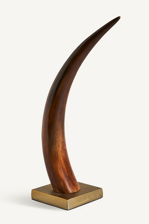   Brown Horn Decor Figure L | Oroa.com