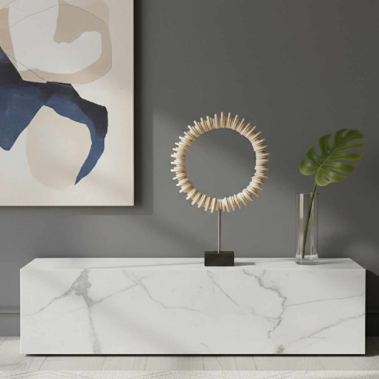   Bone Round Decorative Object | Oroa.com