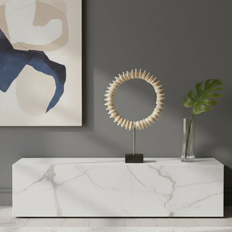   Bone Round Decorative Object | Oroa.com