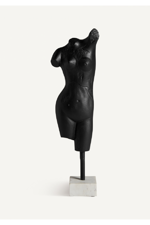   Black Aluminum Bust Decor | Oroa.com