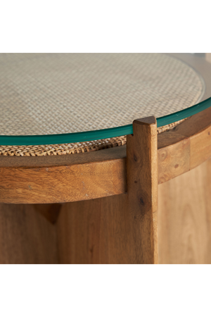   Rattan Accent Side Table | Oroa.com