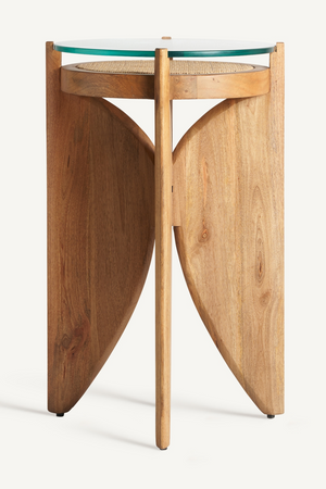   Rattan Accent Side Table | Oroa.com