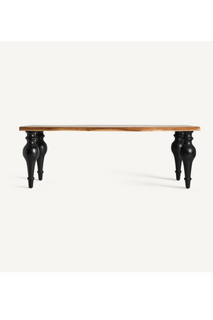  Two-Toned Acacia Dining Table | Oroa.com