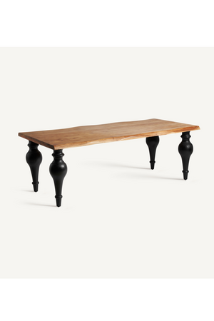   Two-Toned Acacia Dining Table | Oroa.com