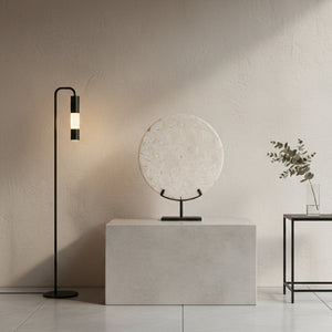   Cream Marble Round Decorative Object | Oroa.com