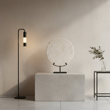   Cream Marble Round Decorative Object | Oroa.com