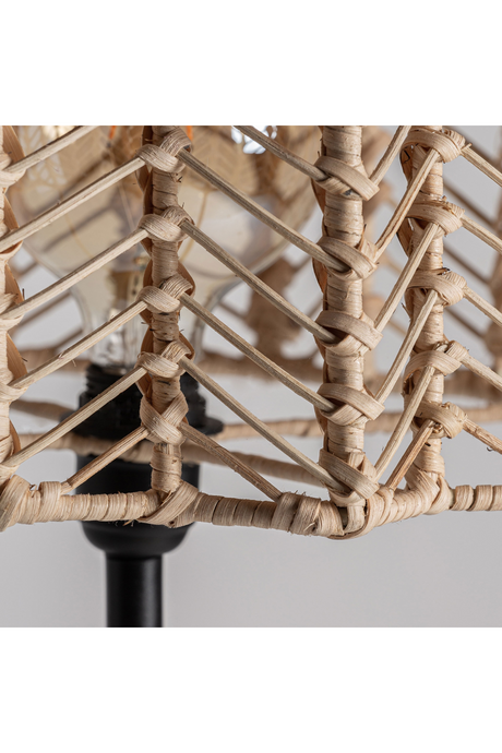   Rattan Nordic Floor Lamp | Oroa.com