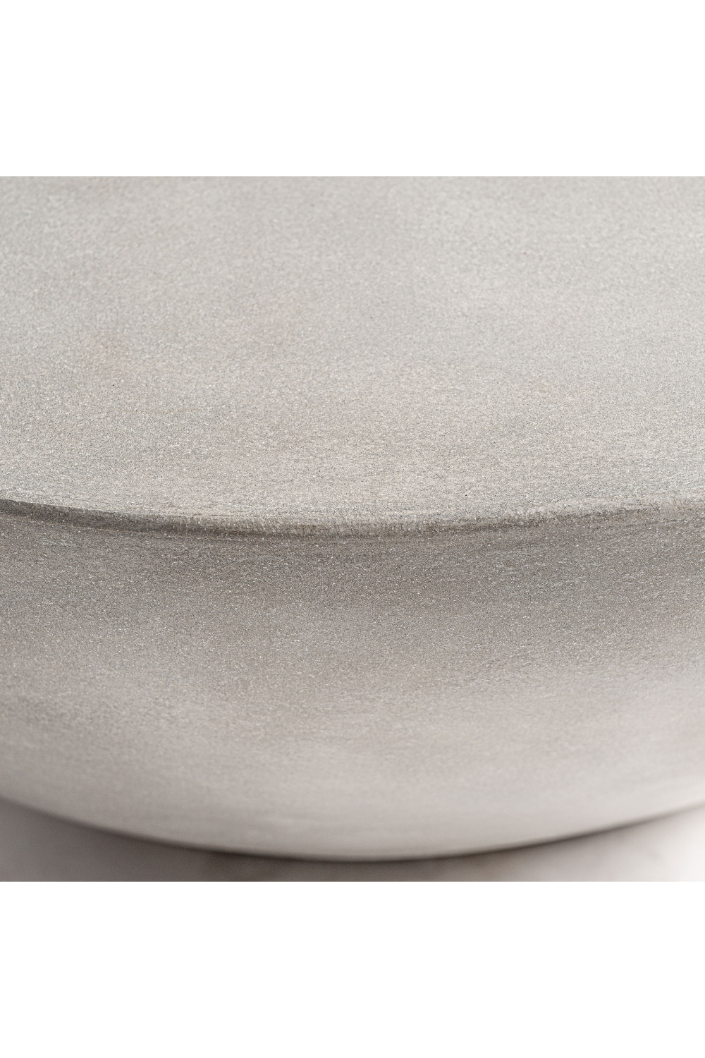   Gray Cement Bowl-Shaped Coffee Table | Oroa.com