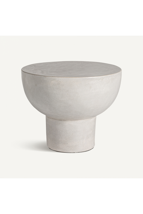   Cement Bowl-Shaped Side Table | Oroa.com