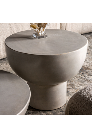   Cement Bowl-Shaped Side Table | Oroa.com