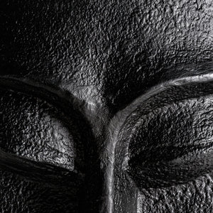   Black Cement Head Sculpture | Oroa.com