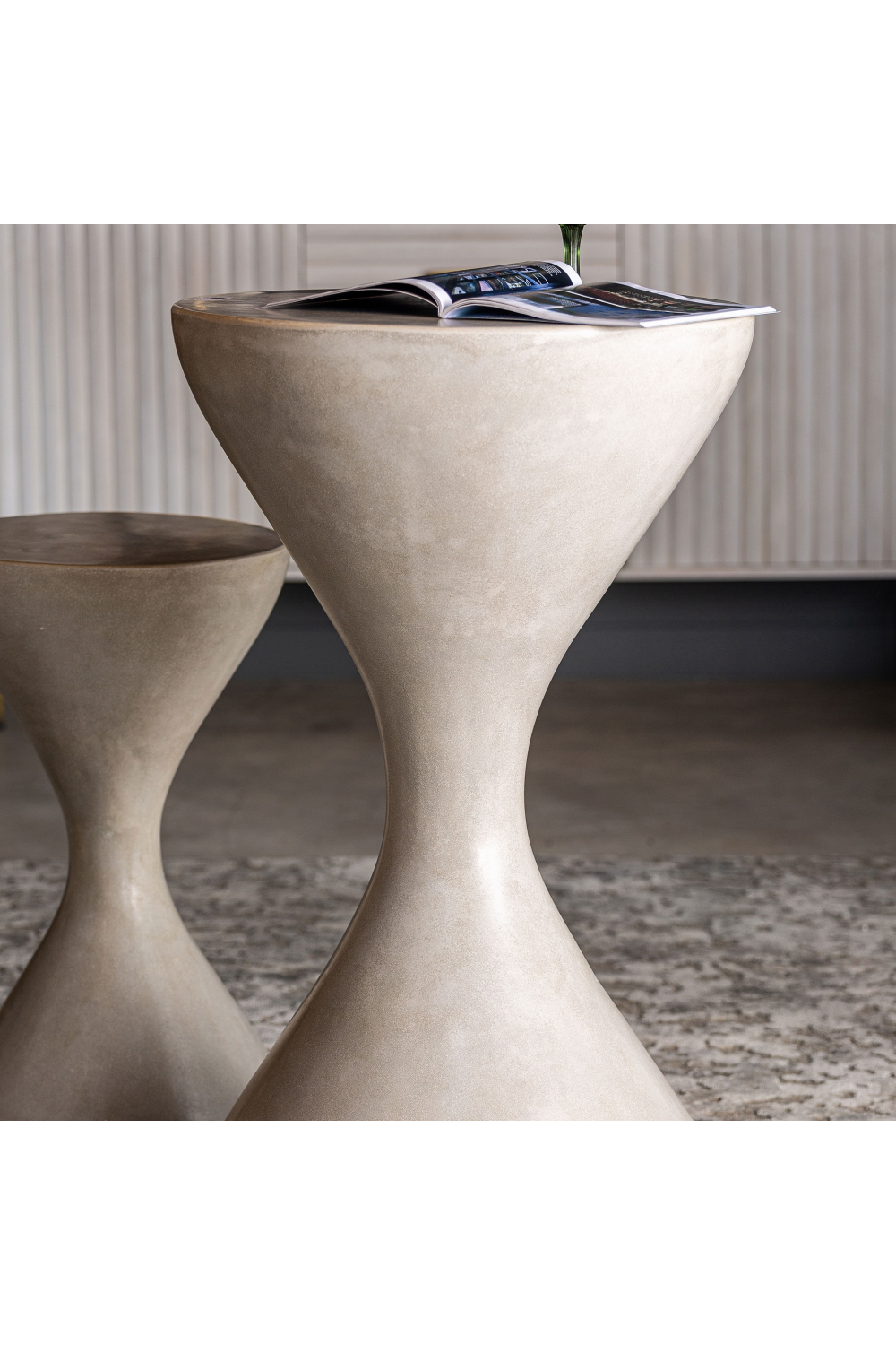   Cement Hourglass Bar Table | Oroa.com
