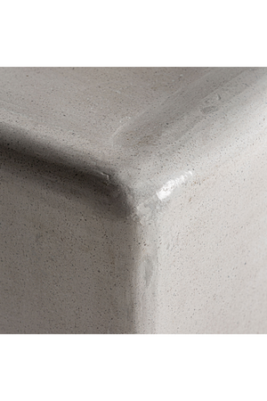   White Stone Side Table | Oroa.com