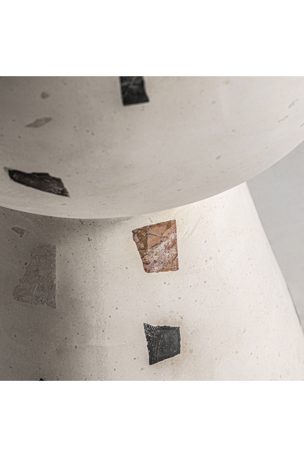   White Terrazzo Side Table | Oroa.com