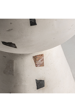   White Terrazzo Side Table | Oroa.com