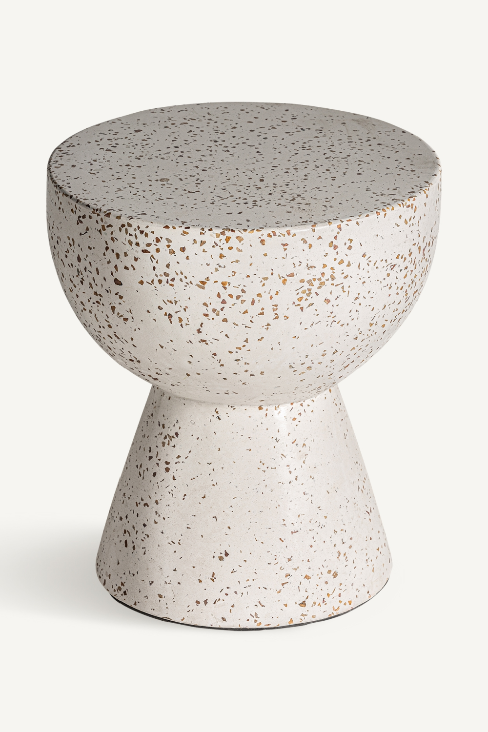   Speckled White Terrazzo Side Table | Oroa.com