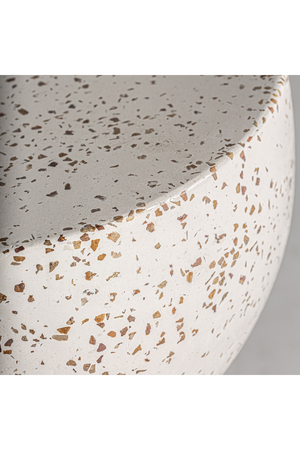   Speckled White Terrazzo Side Table | Oroa.com
