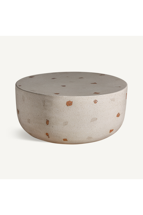   Solid White Terrazzo Coffee Table | Oroa.com