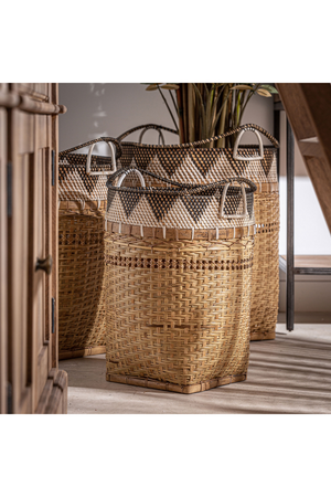   Rattan Stackable Baskets (3) | Oroa.com