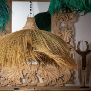   Brown Fiber Pendant Lamp | Oroa.com