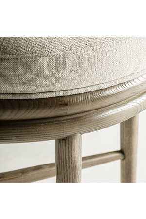   Curved Oak Padded Dining Chair | Oroa.com