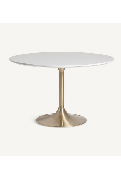   Gray Porcelain Pedestal Dining Table | Oroa.com