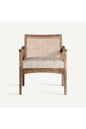   Rattan Cane Back Armchair | Oroa.com