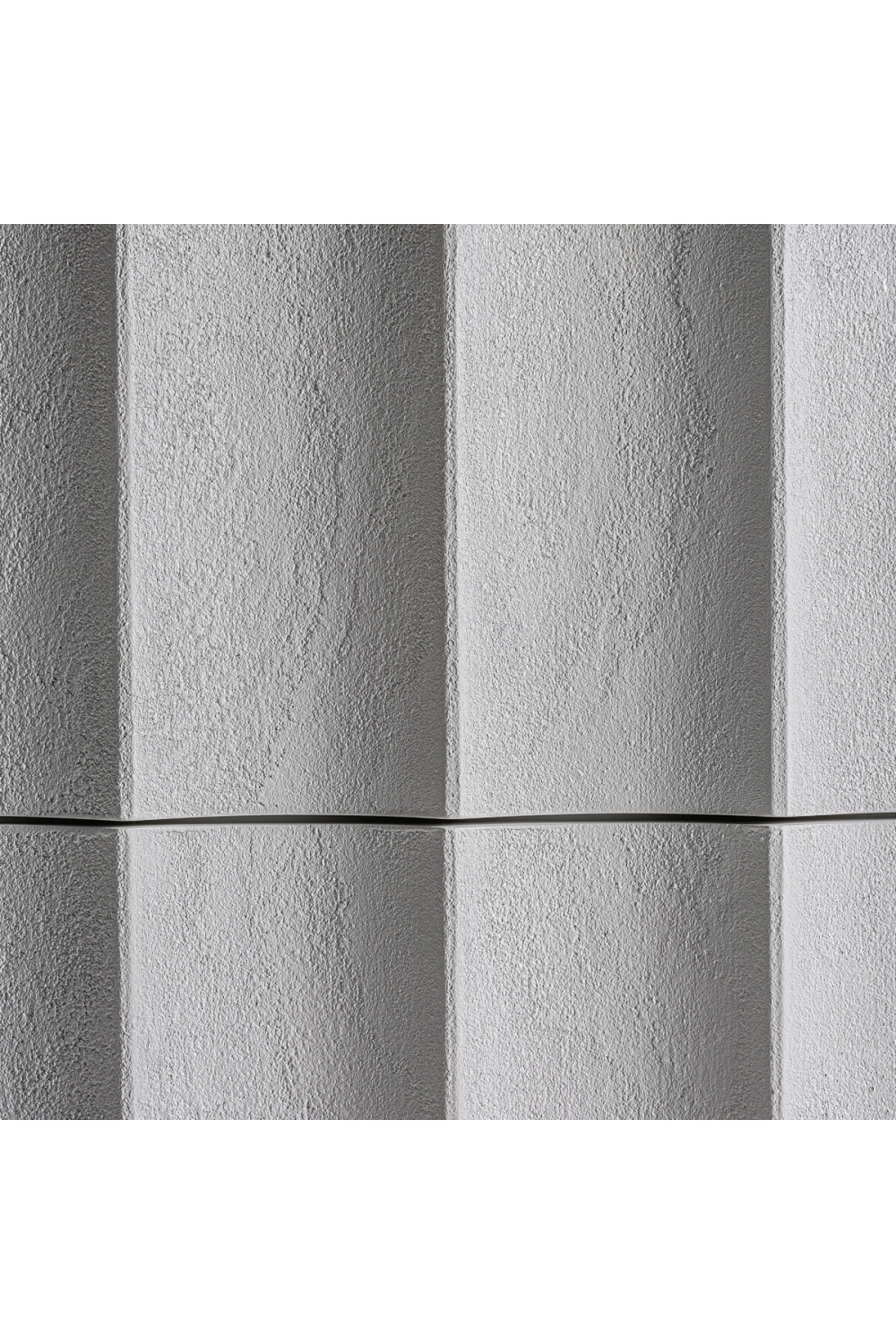   White Fluted 2-Drawer Nightstand | Oroa.com