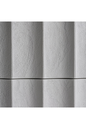   White Fluted 2-Drawer Nightstand | Oroa.com