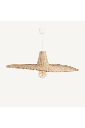   Rattan Hat Hanging Lamp M | Oroa.com