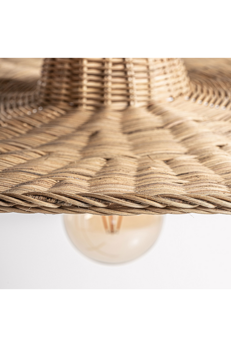   Rattan Hat Hanging Lamp M | Oroa.com