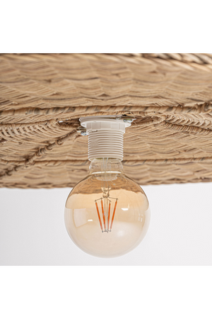   Rattan Hat Hanging Lamp M | Oroa.com