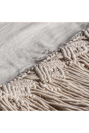  White Cotton Throw Blanket | Oroa.com