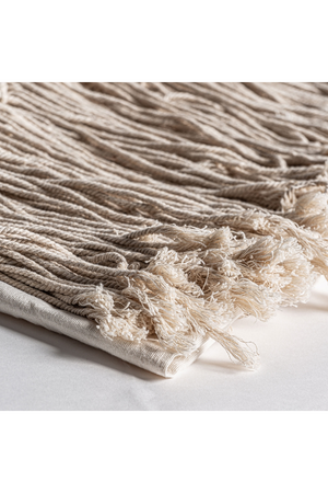   White Cotton Throw Blanket | Oroa.com