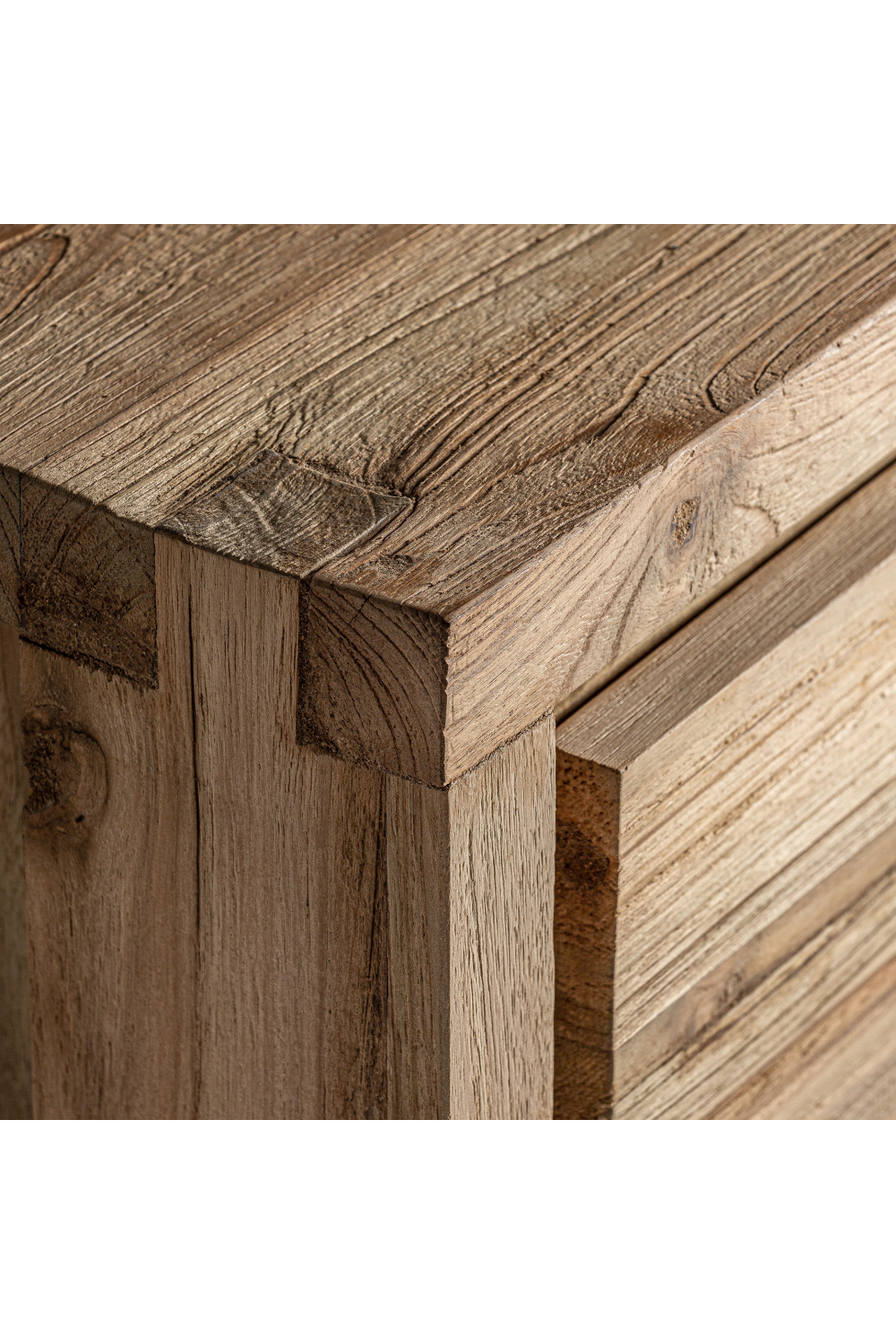   Teak 2-Drawer Nightstand | Oroa.com