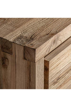   Teak 2-Drawer Nightstand | Oroa.com