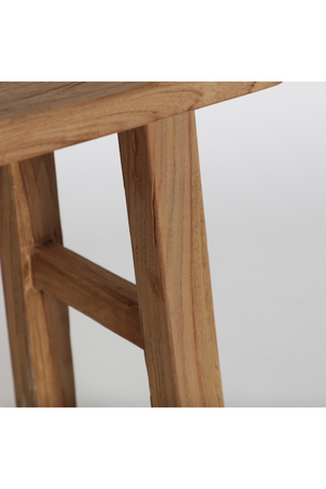   Brown Teak Footrest | Oroa.com