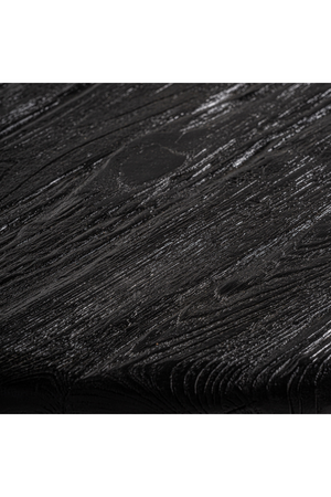   Black Teak Cube Coffee Table | Oroa.com