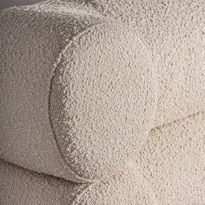   White Boucle Bed | Oroa.com
