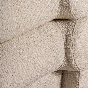   White Boucle Bed | Oroa.com