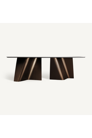   Black Porcelain Dining Table | Oroa.com