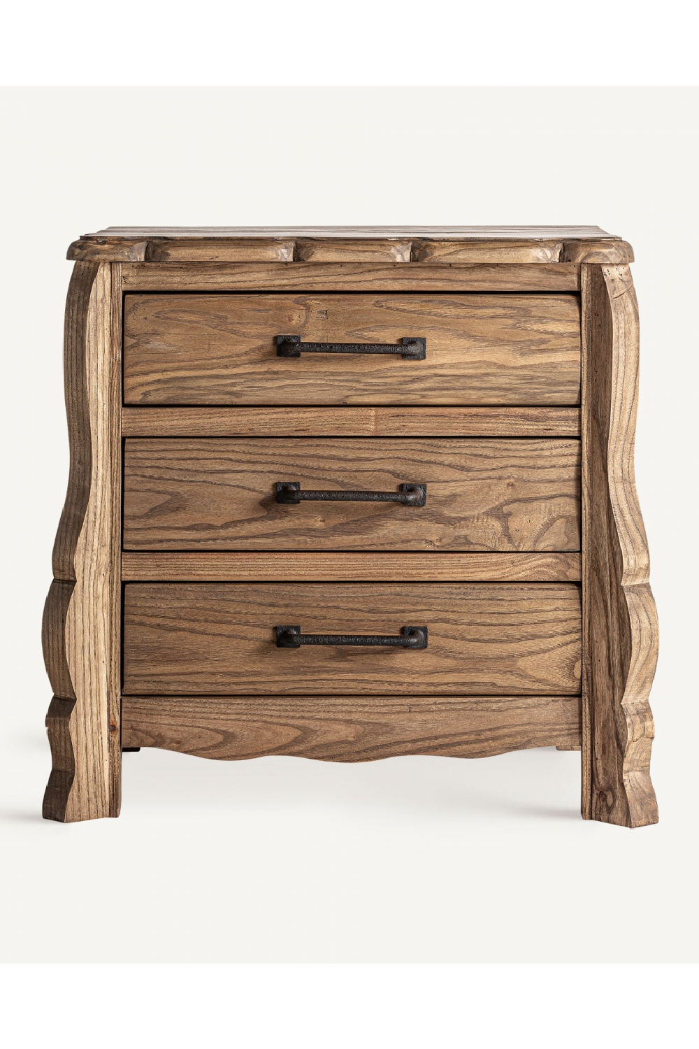   3-Drawer Elm Bedside Table | Oroa.com