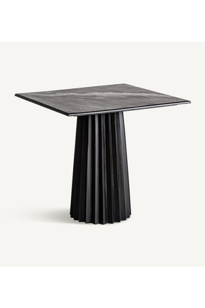  Fluted Base Wooden Bar Table | Oroa.com