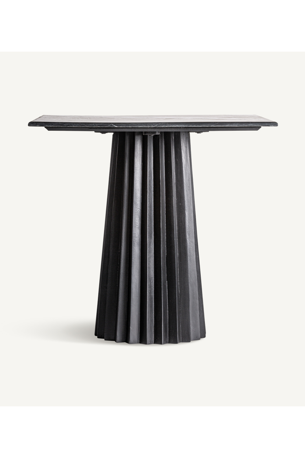   Fluted Base Wooden Bar Table | Oroa.com